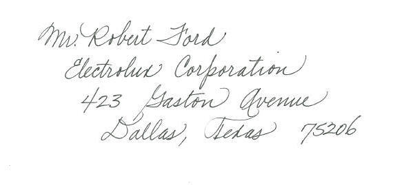 Palmer Script Handwriting